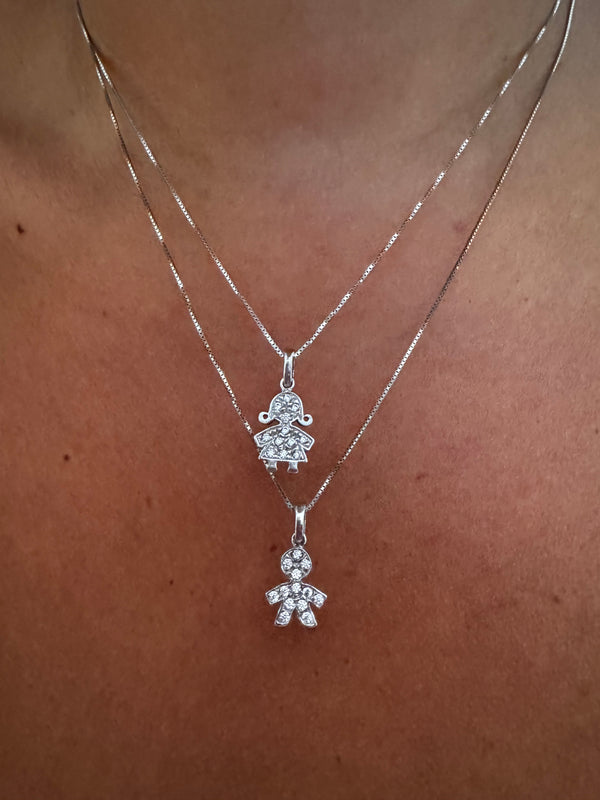 COLLANA BAMBINI STRASS