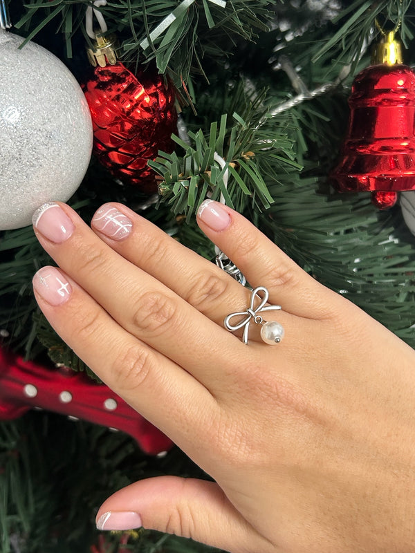 Anello Fiocco & Perla