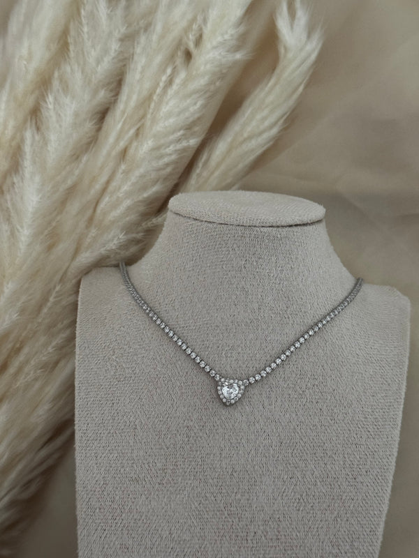 COLLANA CHOKER HEART TENNIS