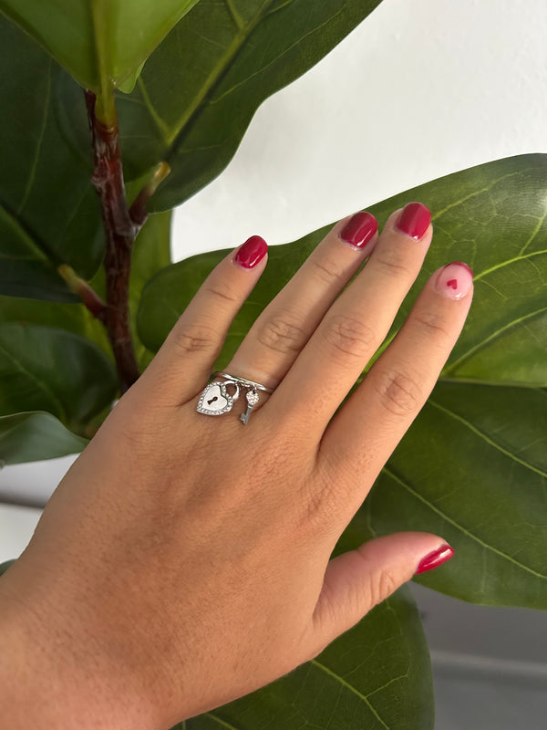 Anello Cuore e Chiave